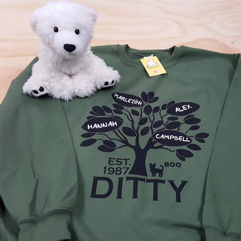 military bears sweatshirt