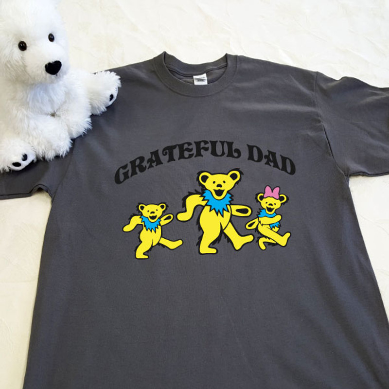 The Grateful Dad Tshirt Tee For Dead T Shirt Father T-Shirt
