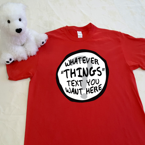 personalized thing 1 shirts