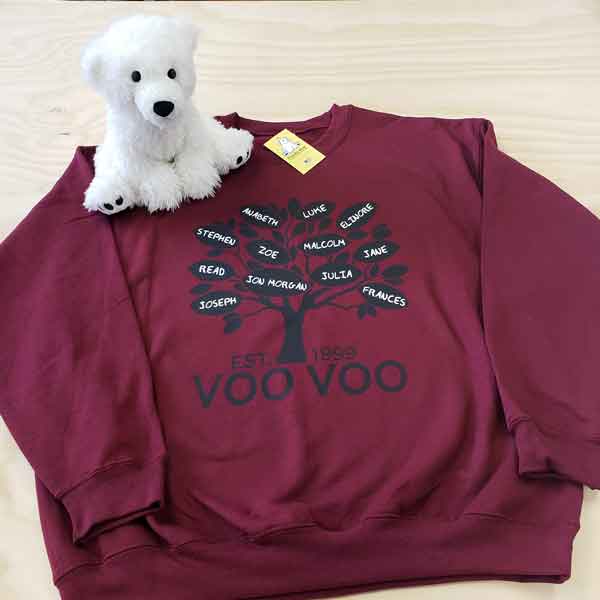 Family Tree Adult Crewneck Sweatshirt 