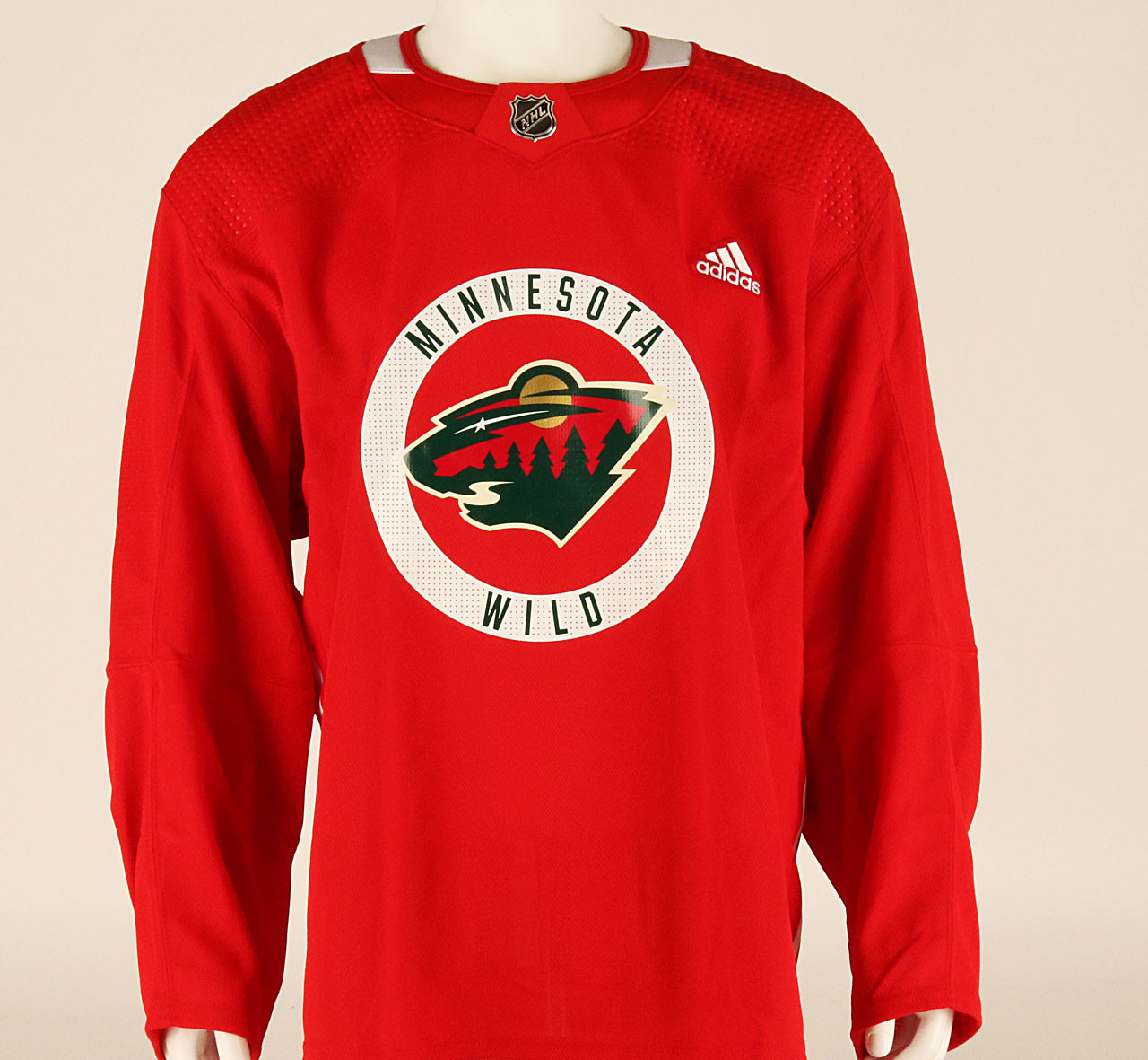 Practice Jersey - Minnesota Wild - Red Adidas Size 58 #2 - Pro