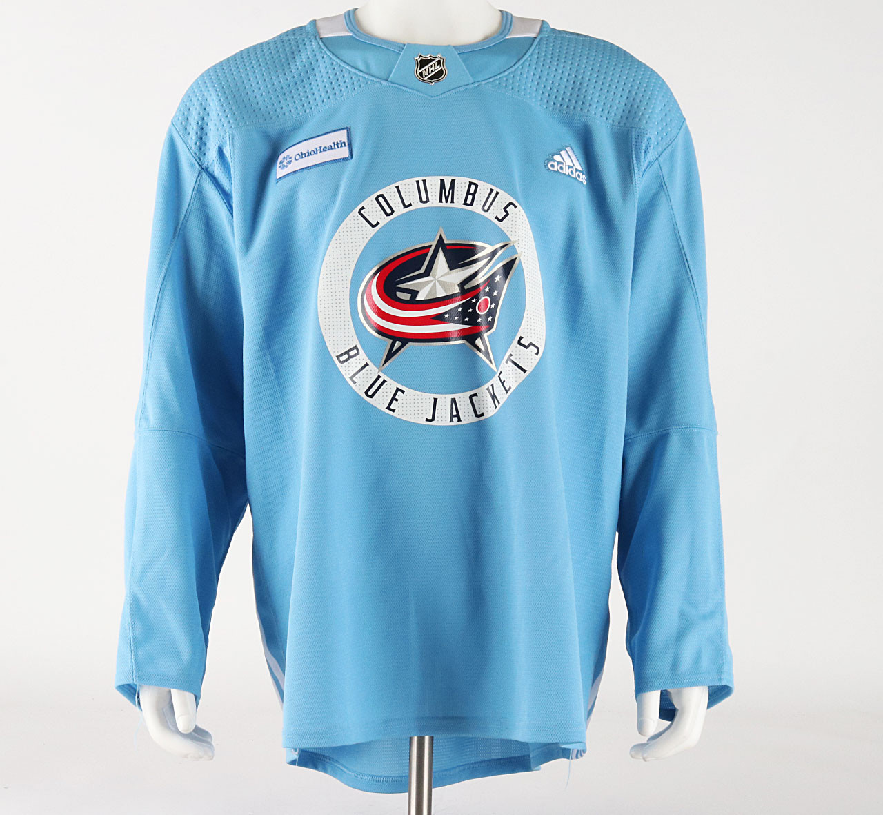 Practice Jersey Columbus Blue Jackets Baby Blue Adidas Size 58