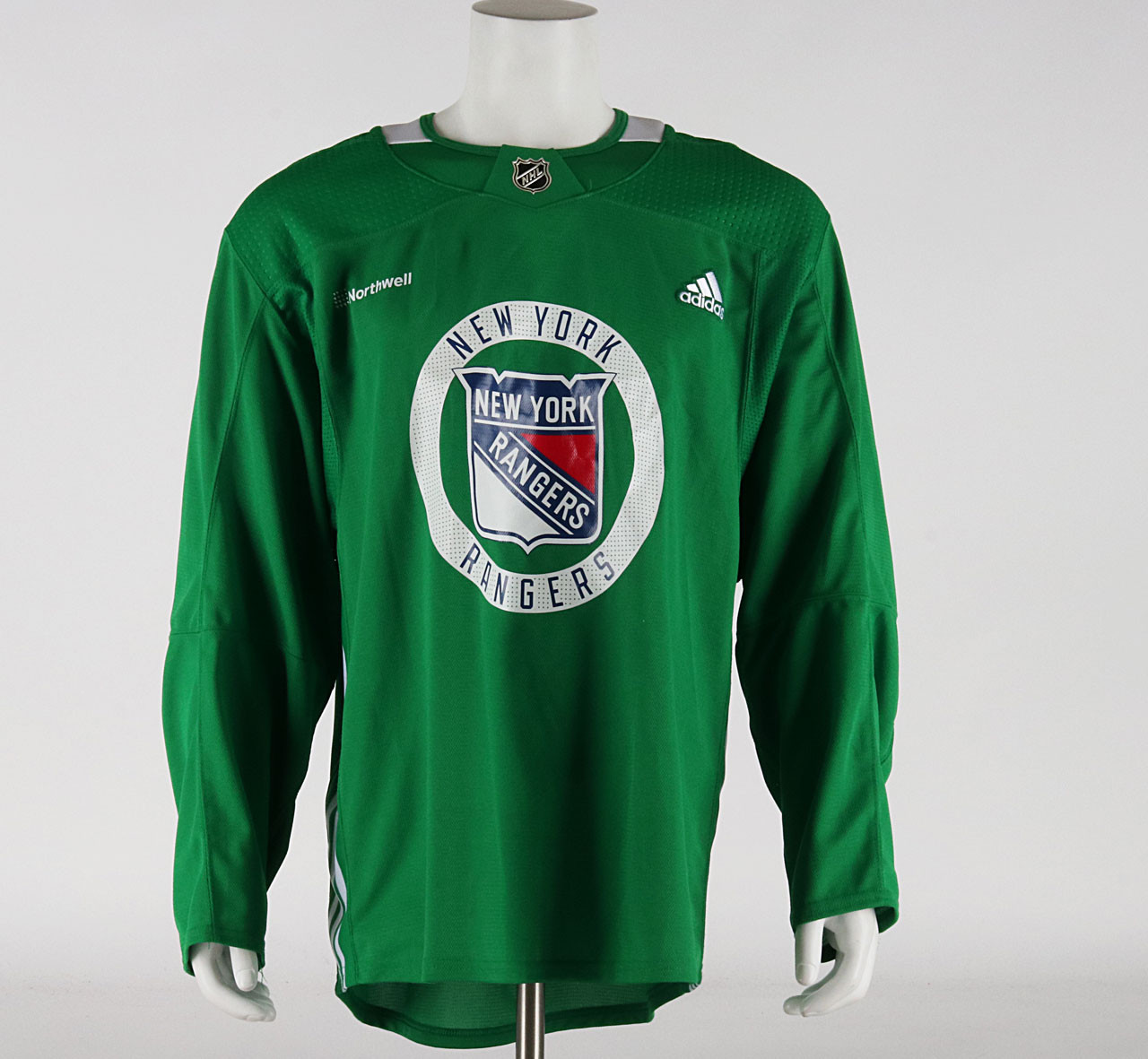 Practice Jersey - New York Rangers - Green Adidas Size 56 #5 - Pro