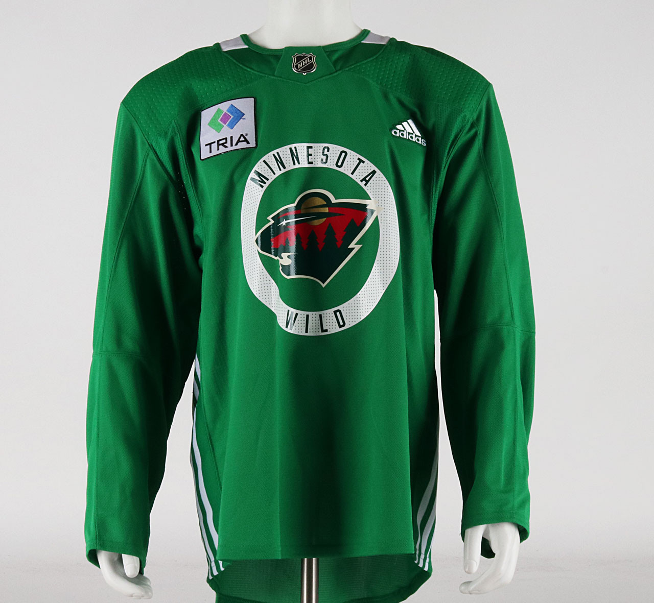 Practice Jersey Minnesota Wild Green Adidas Size 56 #4 Pro