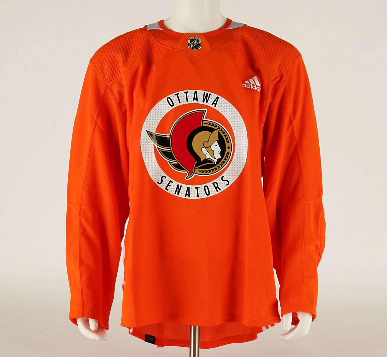 Practice Jersey Ottawa Senators Orange Adidas Size 58 #3 Pro