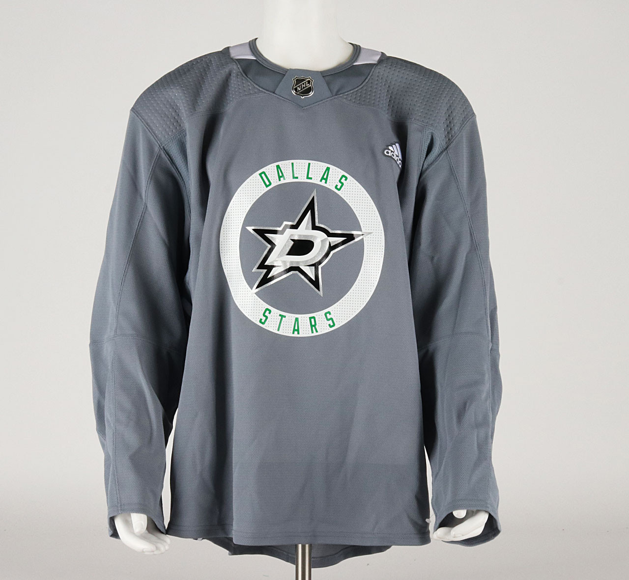 Practice Jersey Dallas Stars Gray Adidas Size 58 Pro Stock
