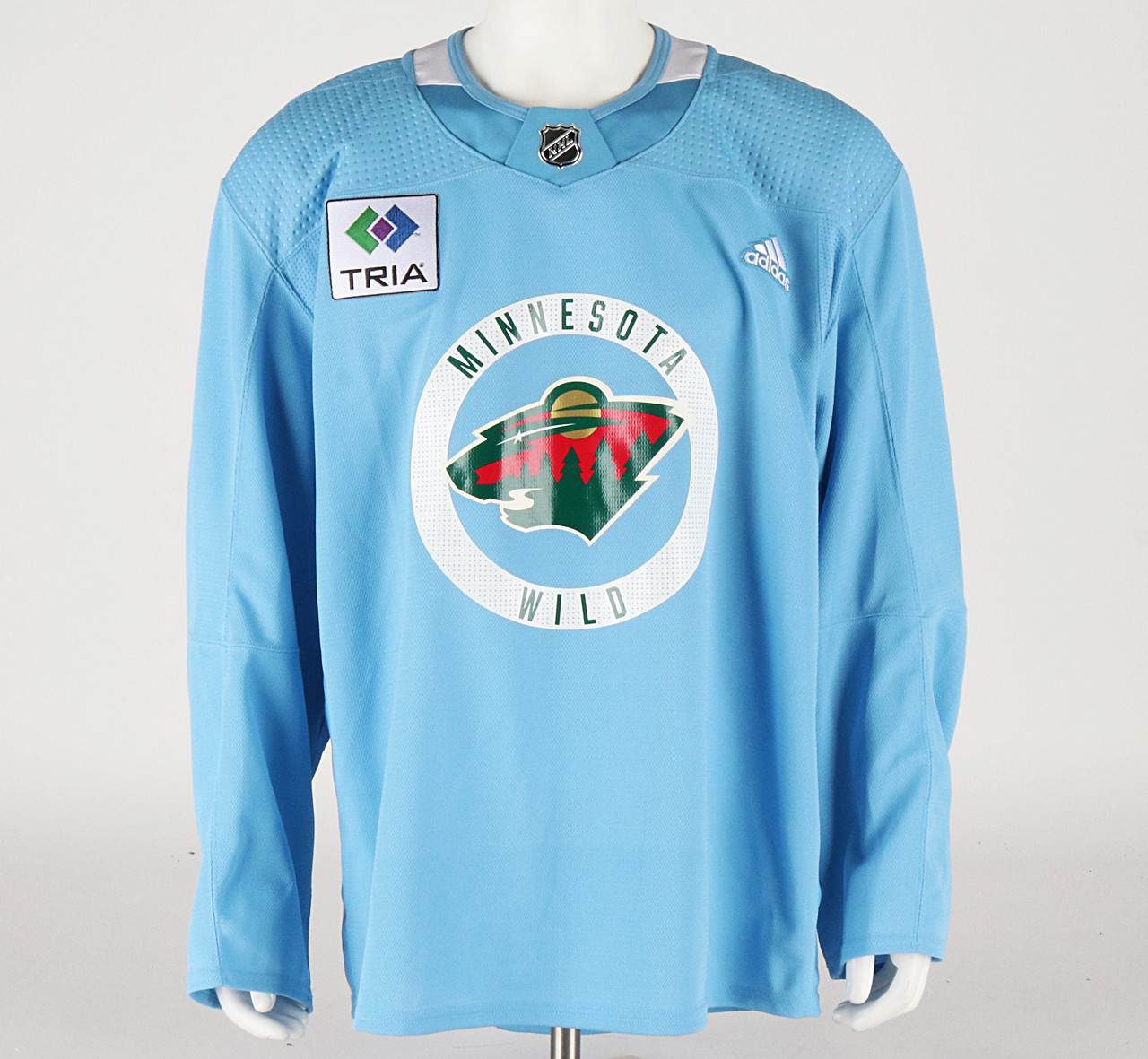 Practice Jersey - Minnesota Wild - Baby Blue Adidas Size 58 - Pro