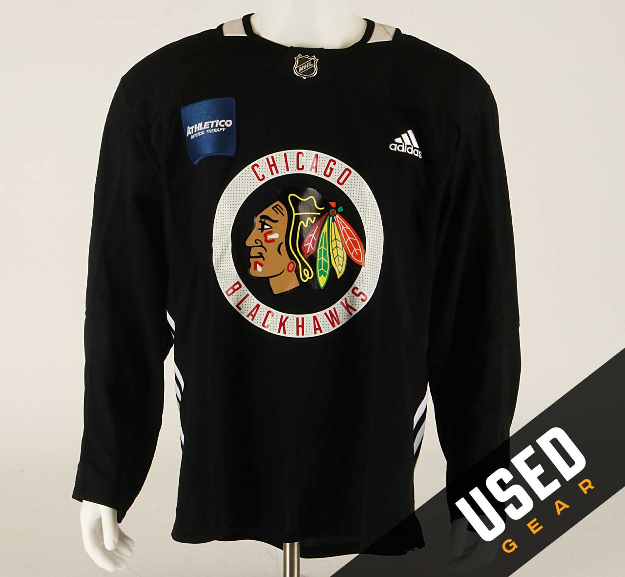 Practice Jersey - Chicago Blackhawks - Black Adidas Size 56 #3