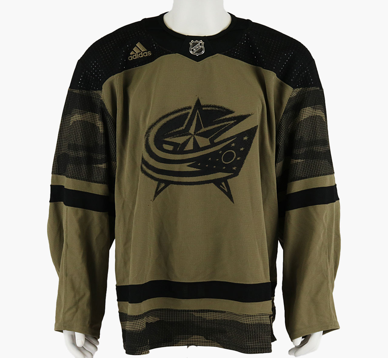 POLYESTER JERSEY SET UP TRUCK セットアップ Practice Jersey - Columbus Blue Jackets - Green Adidas Size 58 #6