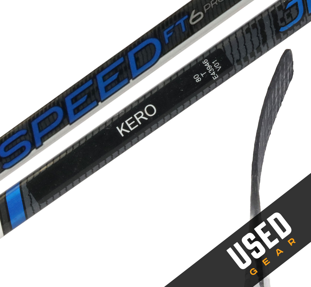 Left - Tanner Kero Jetspeed FT6 Pro 80 Flex Stick - Pro Stock Hockey