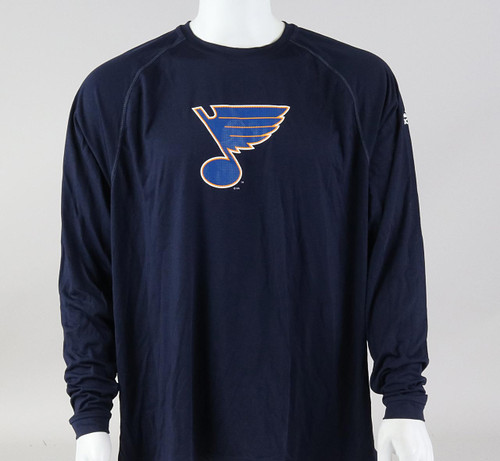 St. Louis Blues Medium Climalite Long Sleeve Shirt
