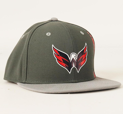 Washington Capitals One Size Fanatics Gray Baseball Cap