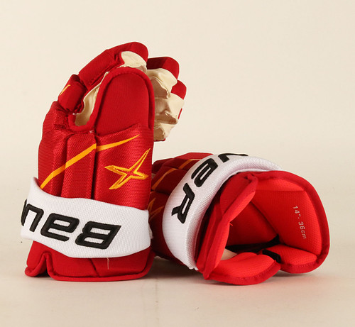 14" Bauer Vapor 2X Pro Gloves - Trevor Lewis Calgary Flames