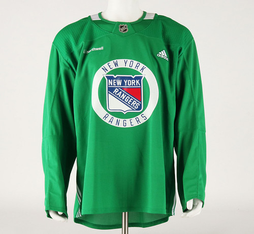 Practice Jersey - New York Rangers - Green Adidas Size 58