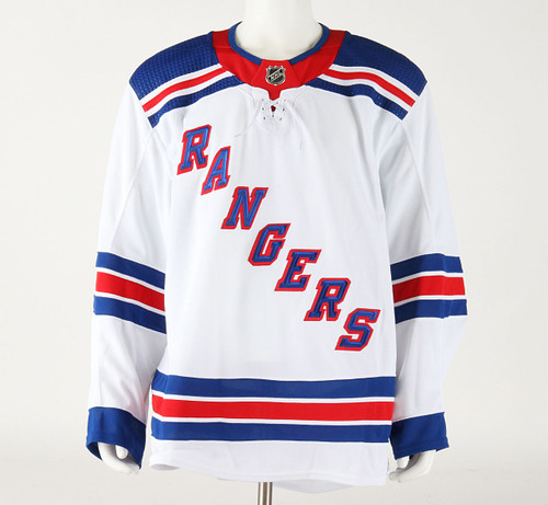 Game Jersey - New York Rangers - White Adidas Size 58 #2