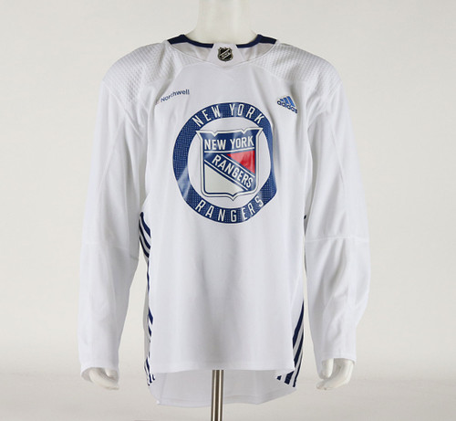Practice Jersey - New York Rangers - White Adidas Size 58 #4