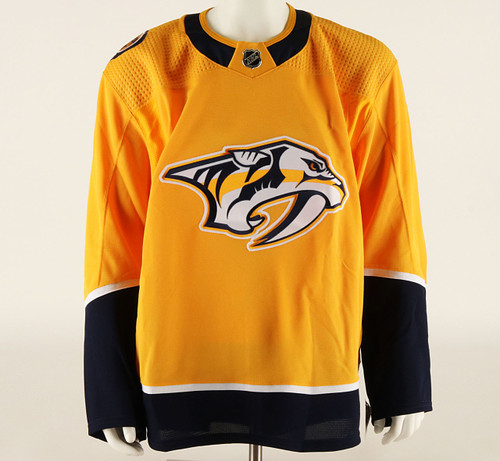 Game Jersey - Nashville Predators - Yellow Adidas Size 56 #3