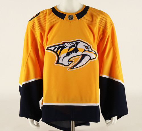 Game Jersey - Nashville Predators - Yellow Adidas Size 56G