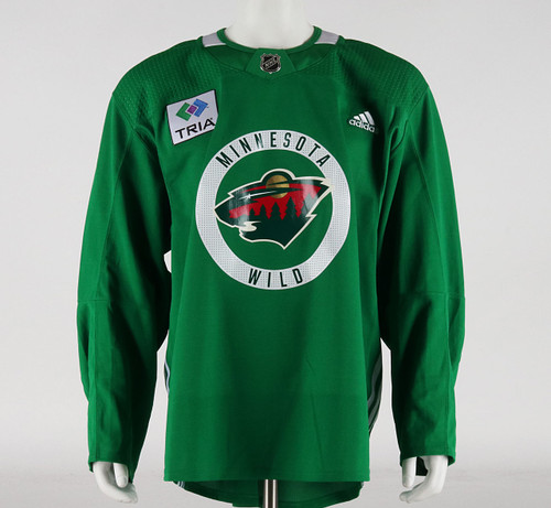 Practice Jersey - Minnesota Wild - Green Adidas Size 56 #3 Practice Jersey - Minnesota Wild - Green Adidas Size 56 #3