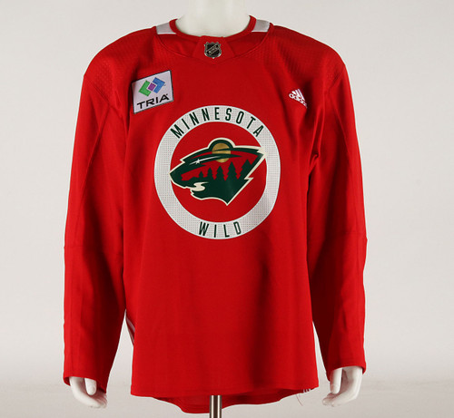Practice Jersey - Minnesota Wild - Red Adidas Size 58 #5