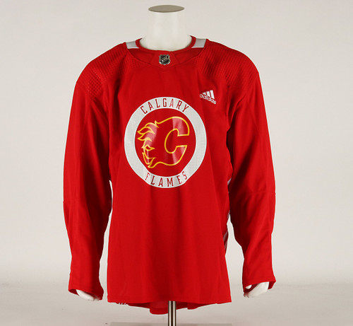 Practice Jersey - Calgary Flames - Red Adidas Size 56
