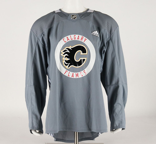 Practice Jersey - Calgary Flames - Gray Adidas Size 56 #3