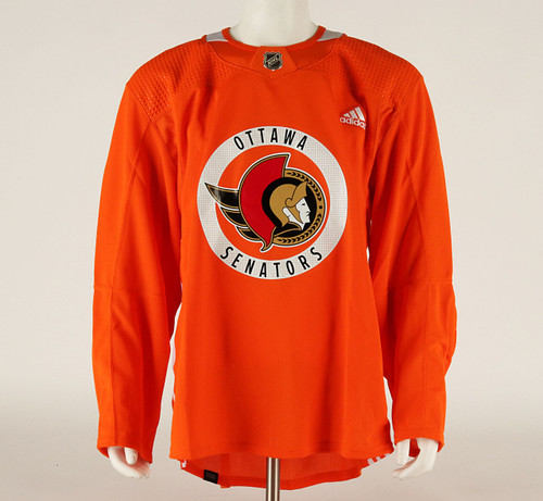 Practice Jersey - Ottawa Senators - Orange Adidas Size 54 - Pro