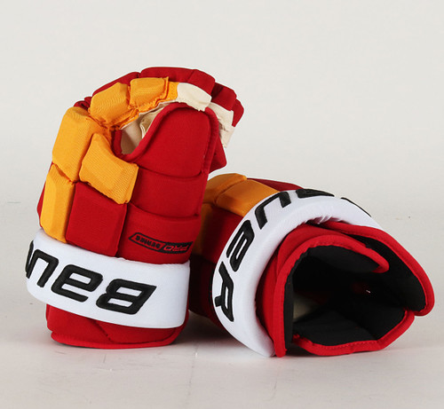 14" Bauer Pro Series Gloves - Mark Pysyk Calgary Flames #2