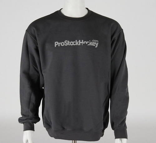 ProStockHockey Small Charcoal Crew Neck Sweater ProStockHockey Small Charcoal Crew Neck Sweater