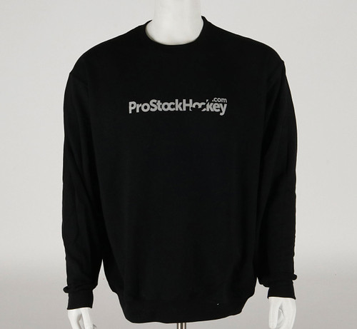 ProStockHockey X-Large Black Crew Neck Sweater ProStockHockey X-Large Black Crew Neck Sweater