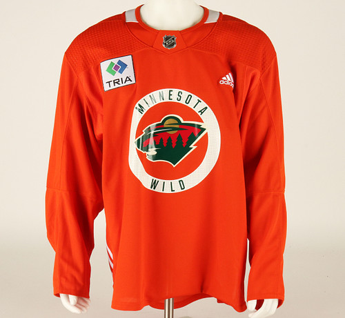 Practice Jersey - Minnesota Wild - Orange Adidas Size 58 #4