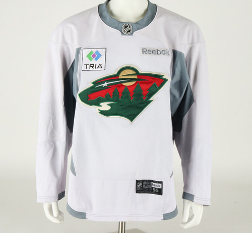 Practice Jersey - Minnesota Wild - White Reebok Size 56 #5 Practice Jersey - Minnesota Wild - White Reebok Size 56 #5