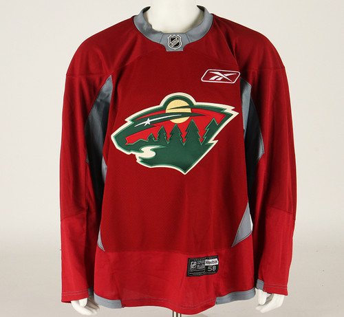 Practice Jersey - Minnesota Wild - Maroon Reebok Size 58 #6