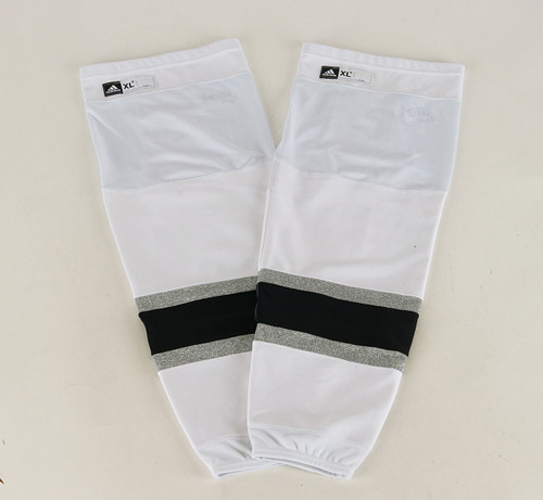 Game Sock - Los Angeles Kings - White Adidas Size XL+ #4 Game Sock - Los Angeles Kings - White Adidas Size XL+ #4