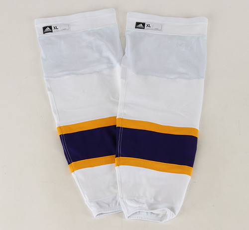 Game Sock - Los Angeles Kings - White Adidas Size XL #5 Game Sock - Los Angeles Kings - White Adidas Size XL #5