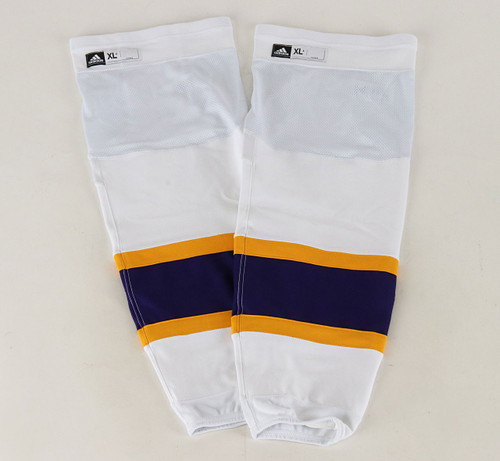 Game Sock - Los Angeles Kings - White Adidas Size XL+ #5 Game Sock - Los Angeles Kings - White Adidas Size XL+ #5
