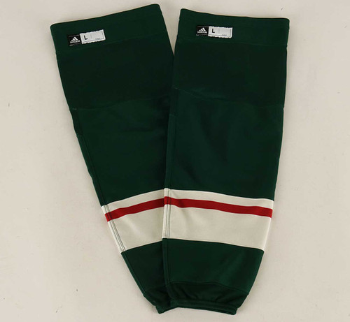 Game Sock - Minnesota Wild - Forest Green Adidas Size L Game Sock - Minnesota Wild - Forest Green Adidas Size L