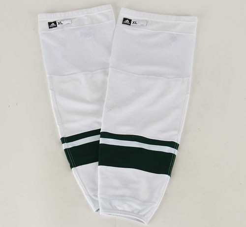 Game Sock - Minnesota Wild - White Adidas Size XL #2 Game Sock - Minnesota Wild - White Adidas Size XL #2