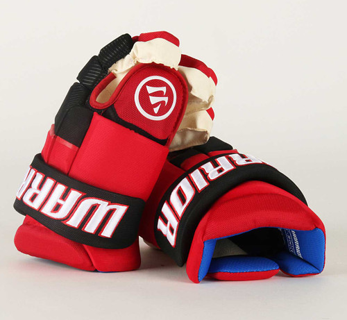 15" Warrior Covert QR6 Pro Gloves - Team Stock Carolina Hurricanes