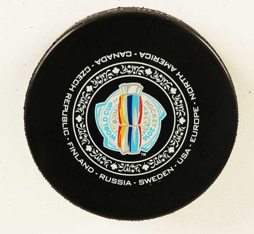 Columbus Blue Jackets 2016 World Cup of Hockey Offical Game Puck