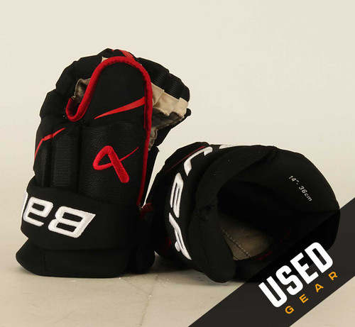 14" Bauer Vapor Hyperlite Gloves - Craig Smith Chicago Blackhawks