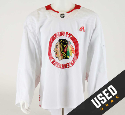 Practice Jersey - Chicago Blackhawks - White Adidas Size 60G