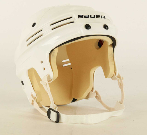 Size M - Bauer 4500 White Helmet - Columbus Blue Jackets 5