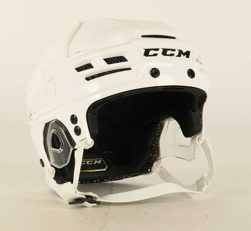 Size M - CCM Tacks X Custom White Helmet - Columbus Blue Jackets #2