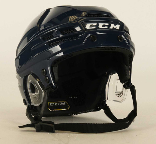 Size S - CCM Tacks X Custom Navy Blue Helmet - Columbus Blue Jackets