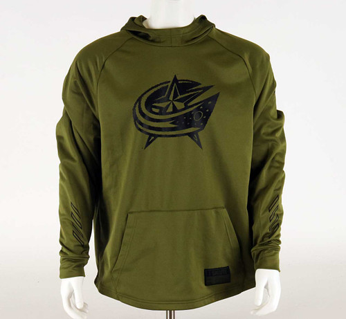 Columbus Blue Jackets X-Large Authentic Pro Hooded Sweatshirt #6