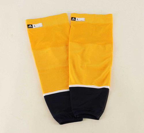Game Sock - Nashville Predators - Yellow Adidas Size L #4