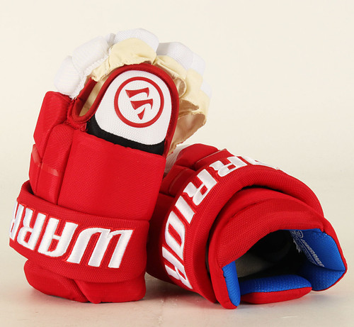 14" Warrior Covert QR6 Pro Gloves - Team Stock Detroit Red Wings #2