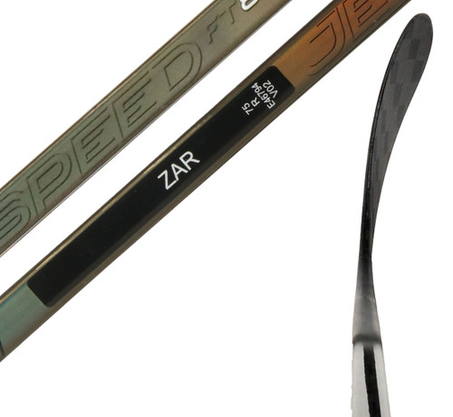 Left - Connor Zary Jetspeed FT5 Pro 'Dressed as Jetspeed FT8 Pro' 75 Flex Stick