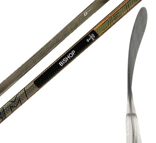 Left - Clarke Bishop Ribcor Trigger 8 Pro 'Dressed as Jetspeed FT8 Pro' 80 Flex Stick